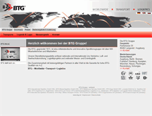 Tablet Screenshot of btg.de