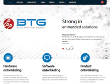 Tablet Screenshot of btg.nl