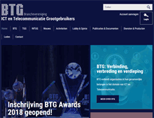 Tablet Screenshot of btg.org