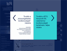 Tablet Screenshot of btg.hu